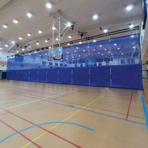 Dividing Curtains Electric (PVC + Fibre Mesh)